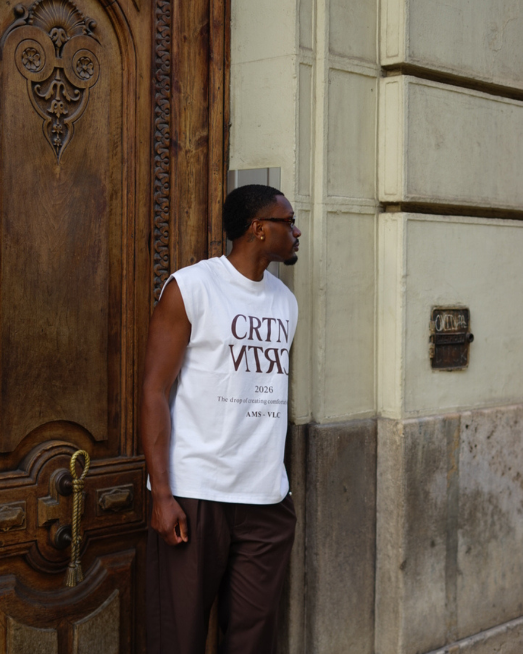 The Core Oversized Tank — White
