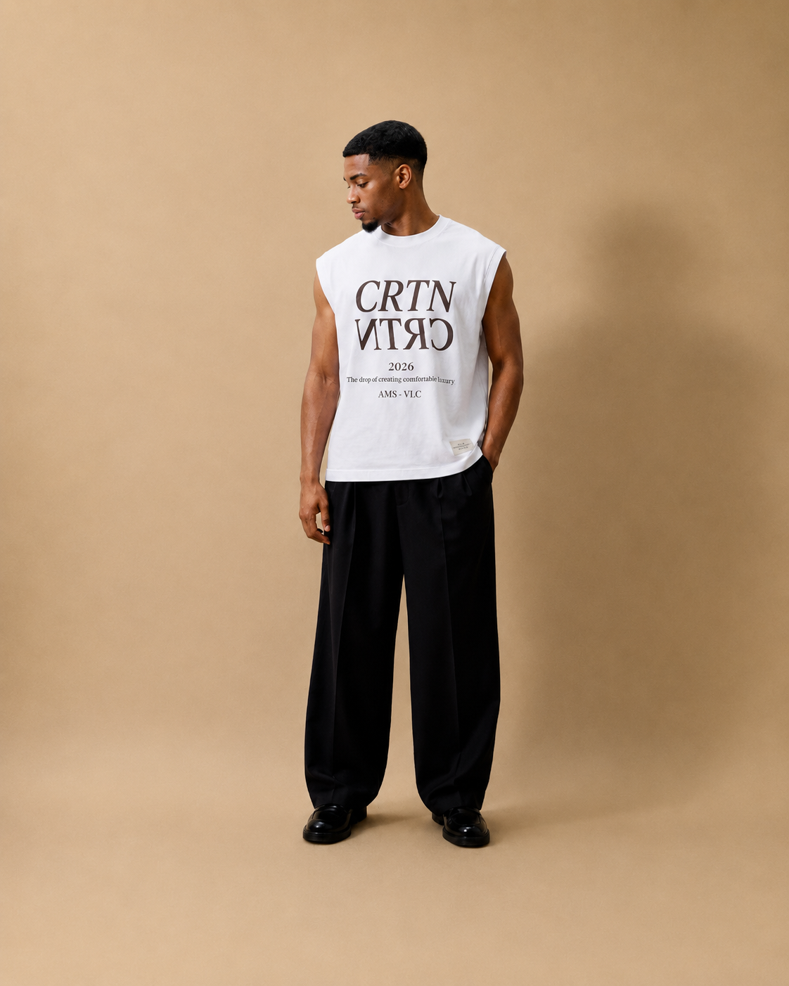 The Core Oversized Tank — White